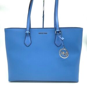 Michael Kors Bag Large Sheila Mf Tote Bag South Pacific Blue